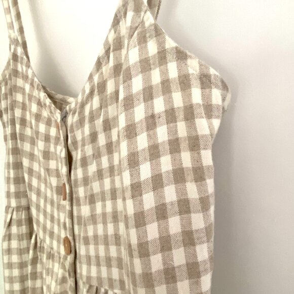 Rachel Pally EUC Clare Linen Tank Dress in Gingham - Picture 5 of 8